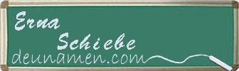 Erna Schiebe Visitenkarte